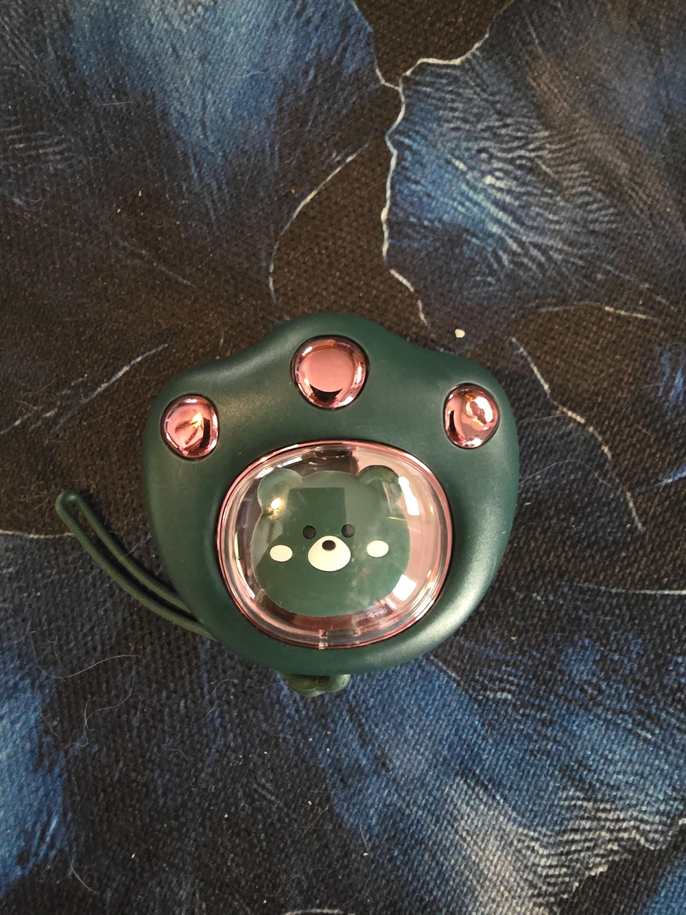 Kids Green Bear Hand Warmer Usb